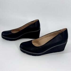 Soul by Naturalizer Women’s About Time Wedge Heels Black Size 10M Pumps Comfort
